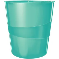 Leitz Papierkorb WOW 52781051 15l PS eisblau