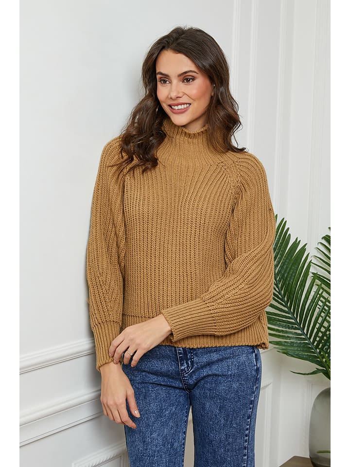 Joséfine Wollpullover "Baby" in Camel - S