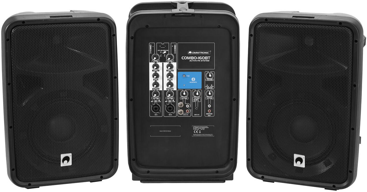 Omnitronic Combo-160bt Aktiv-Pa-System