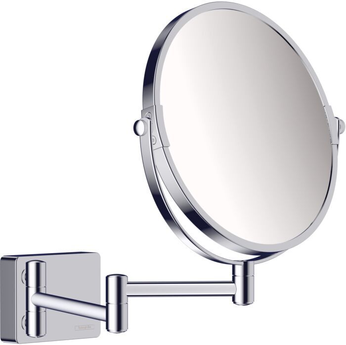 Hansgrohe AddStoris Rasierspiegel 41791000 1-fach und 3-fach Vergrößerung, Wandmontage, chrom