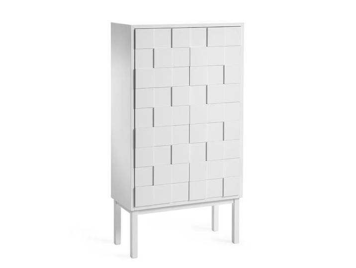 A2 Collect Schrank 2010 weiß-Eiche Weiße Beine