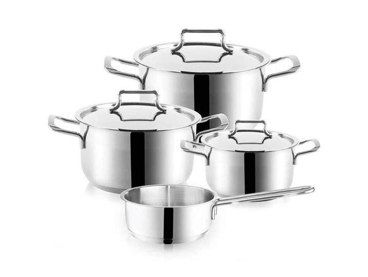 Ensemble de casseroles en acier complet Anett 7 El.