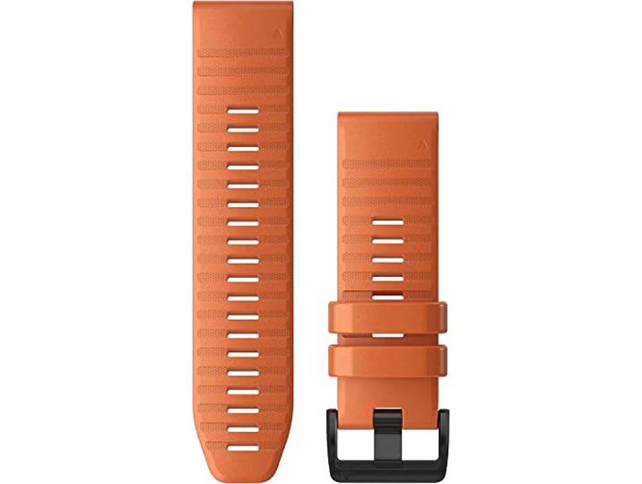 Garmin QuickFit Hologebandje (26mm), geschikt voor geselecteerde fēnix-, epix-, Descent-, D2-, Instinct-, Forerunner- en Tactix series smartwatches, Originele accessoire, Silicone, Ember Orange