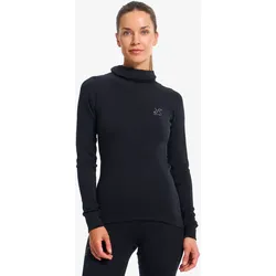 Route Merino Warm Base Layer Balaclava Top Damen Black, Größe:XL - Damen > Funktionsunterwäsche - Schwarz