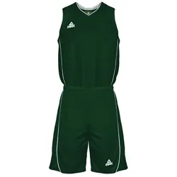 PEAK Team Basketballtrikot-Set Herren 20372 - dunkelgrün/weiss L
