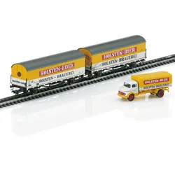 MÄRKLIN 46172 H0 Bierkühlwagen-Set "Holsten", privat, Ep. IV
