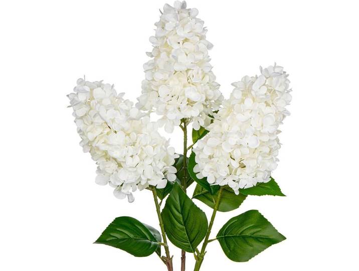 Kunstblumen 3er Set Hortensie 73Cm, Weiß, 73 cm, Dekoration, Blumen & Blumentöpfe, Kunstblumen