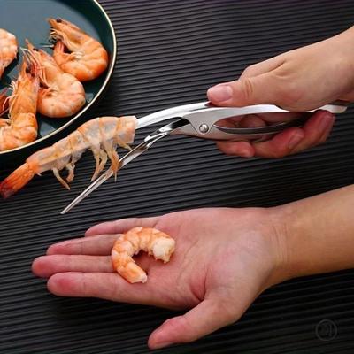 Stainless Steel Shrimp Deveined Device Professional Seafood Preparation Tool Stainless Steel Shrimp Deveined Device Professional Seafood Preparation Tool