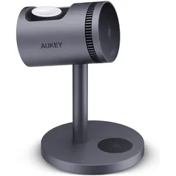 Aukey MagFusion 3-in-1 Pro (15 W), Wireless Charger, Grau