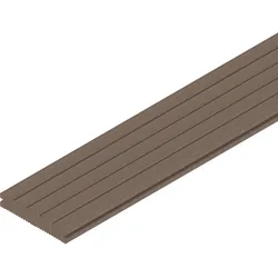 OSMO MULTI-DECK BPC-Terrassendiele Vollprofil DUNKELBRAUN-genutet oder geriffelt-400 cm
