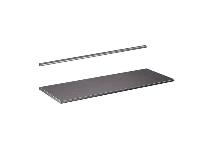 Vicco Küchenarbeitsplatte R-Line, Granit, 160 cm, Anthrazit, Holzwerkstoff, Rechteckig, 160x2.8x60 cm, Küchen, Küchenmöbel, Küchenschränke, Küchenunterschrank