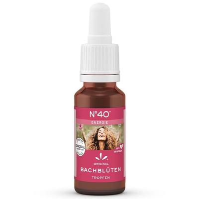 Bachblüten Nr.40 Energie Tropfen 20 ml zum Einnehmen