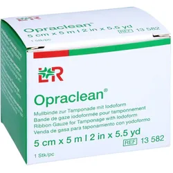 Opraclean Mullbinde z. Tamponade m. Jodoform 5cmx5m