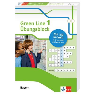 Green Line 1 Bayern Klasse 5 - Übungsblock zum Schulbuch, Taschenbuch von , Klett Lerntraining bei PONS Langenscheidt GmbH, 978-3-12-926163-7