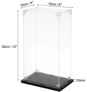 Unique Acrylic Display Case, Dustproof Storage Organizer for Collectibles 1Pc