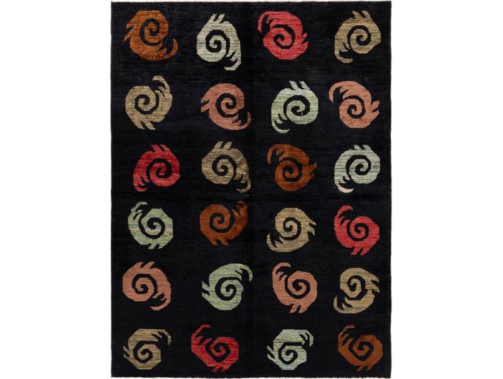 Mahra Teppich 162x222 Handgeknüpft Modern Orientteppich Designteppich Wolle