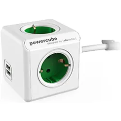 Allocacoc, Steckdosenleiste, PowerCube extended usb (4x, Typ 13, 1.50 m)