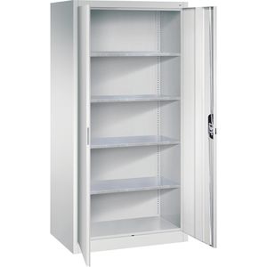 CP-Möbel Werkzeugschrank 8922-00, aus Metall, 4 Böden, lichtgrau, 93 x 195 x 60cm
