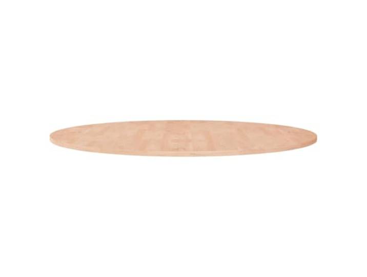 GHVBNMF Tischplatte Rund Ø90x1,5cm Massivholz Eiche Unbehandelt Vielseitige Ersatzplatte aus echter Eiche für DIY Esstische im Wohnzimmer oder Gastronomie. Gestalte deine Möbel individuell.
