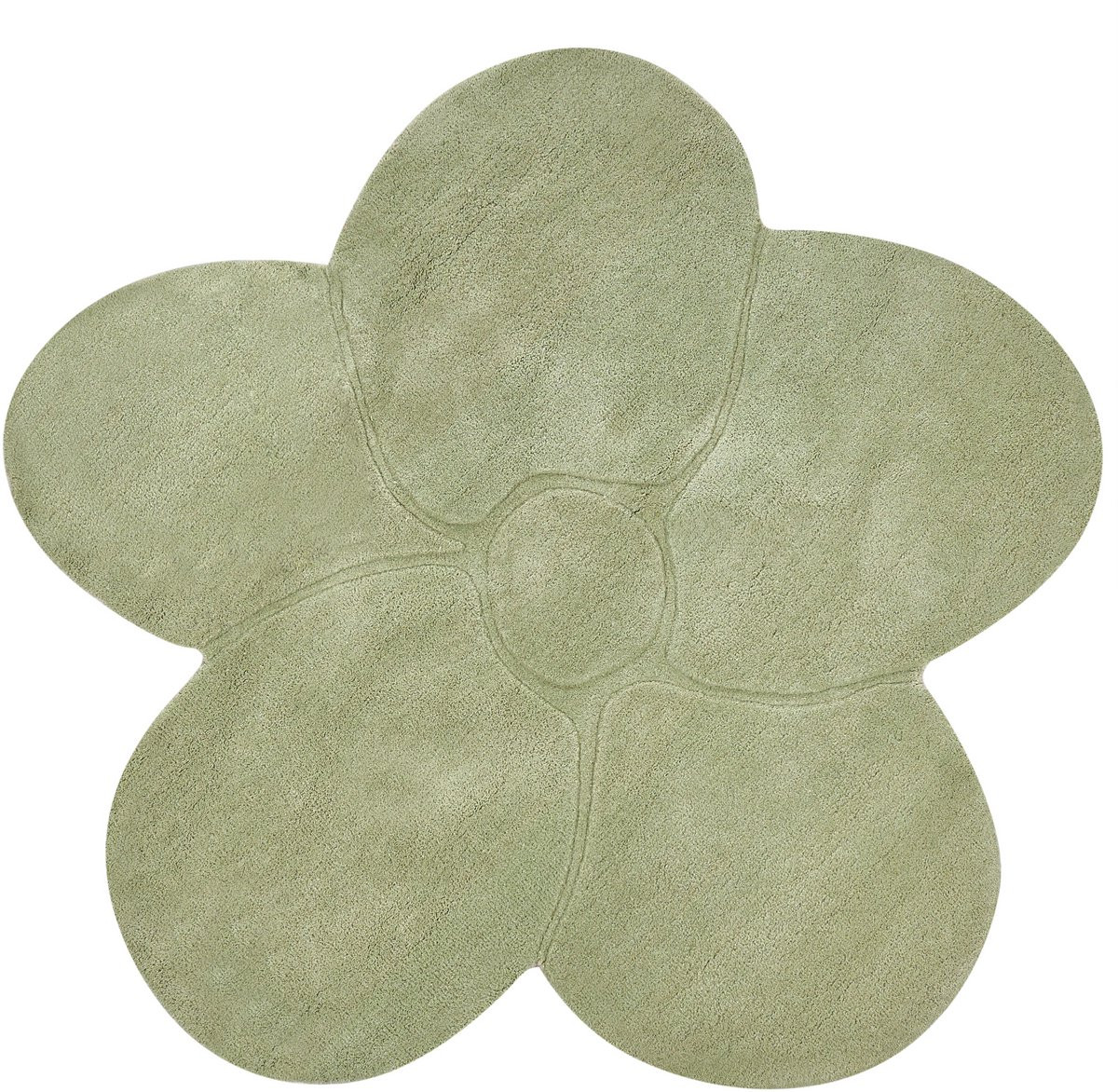 Beliani Vloerkleed Blossom - Wol - Blossom