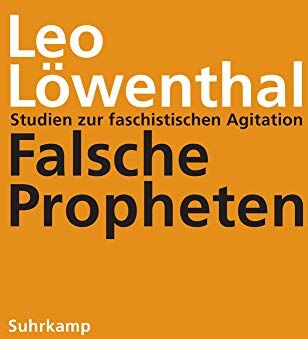 Leo Löwenthal - Falsche Propheten: Studien zur faschistischen Agitation - Preis vom 30.09.2026 22:30:23 h