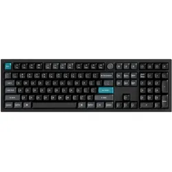 Keychron KEYBOARD WRL Q6 ULTRA/BLACK Q6U-M1 (US, Kabelgebunden, Kabellos), Tastatur, Schwarz
