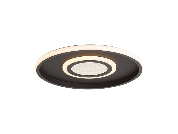 Plafonnier moderne noir avec LED et interrupteur 3 positions -