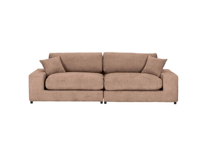 Landscape Megasofa, Rotbraun, Kunststoff, Füllung: Schaumstoffflocken,Schaumstoffflocken,Schaumstoffflocken, 270x76x125 cm, Stoffauswahl, Rücken echt, Wohnzimmer, Sofas & Couches, Sofas, Bigsofas
