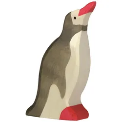 Holztiger Pinguin, Kopf hoch