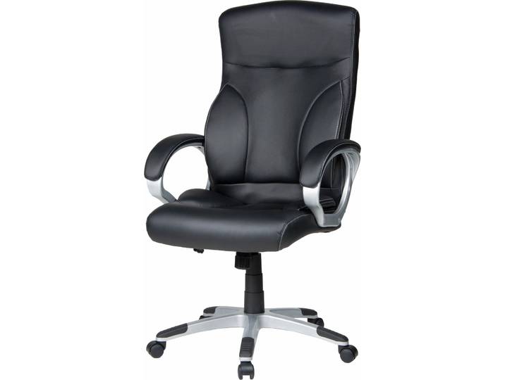 Bürostuhl DUO COLLECTION Cosimo XXL , schwarz, B:65cm H:114cm T:65cm, Stühle, Bürostuhl, mit gepolsterten Armlehnen