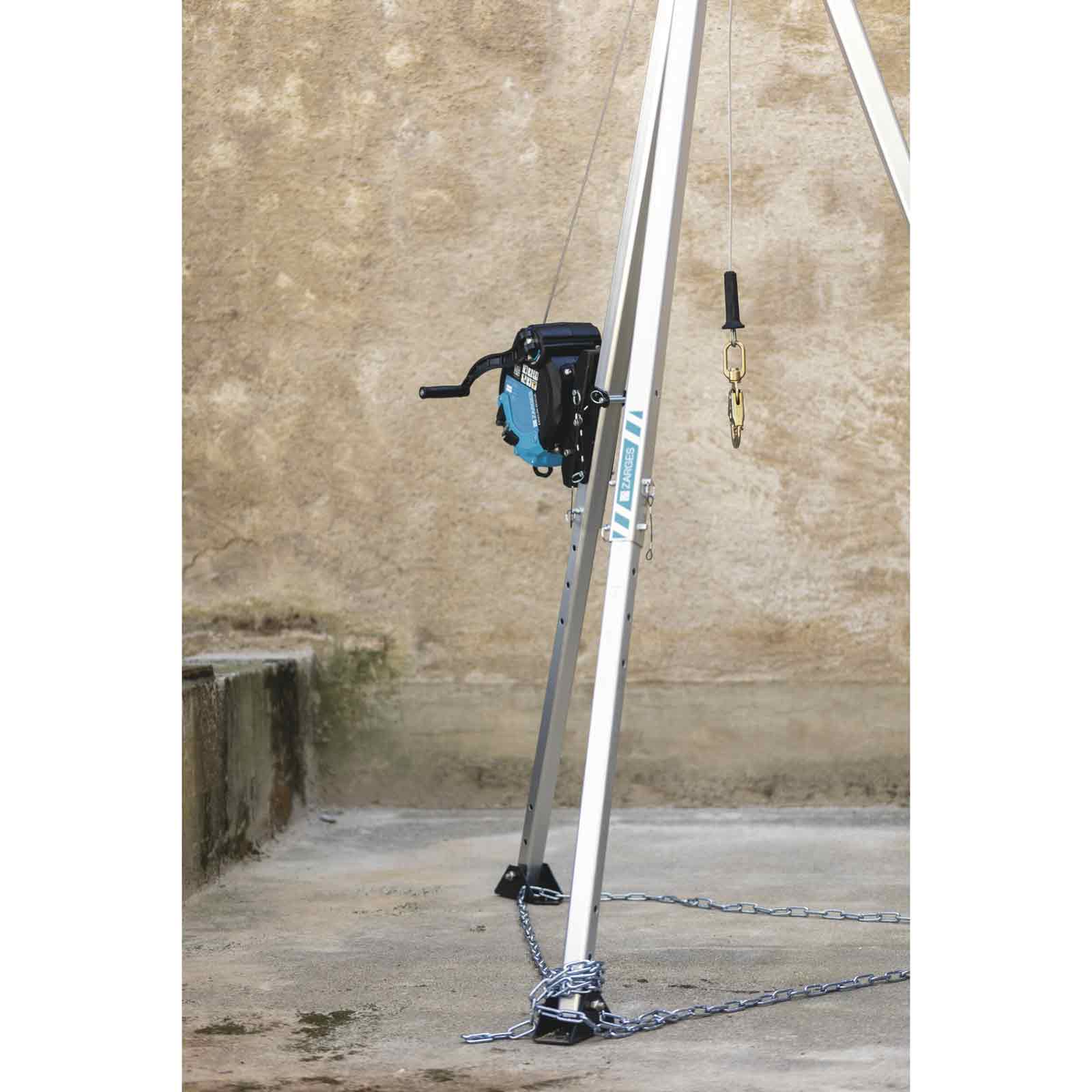 Zarges Fall Protection Höhensicherungsgerät Exhelon Rescue 18m Tri-lock 18m