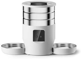 Inspired Finds SmartFeed Pro 4.5L WiFi Automatic Pet Feeder & Water Dispenser For Cats And Dogs petflow Hub