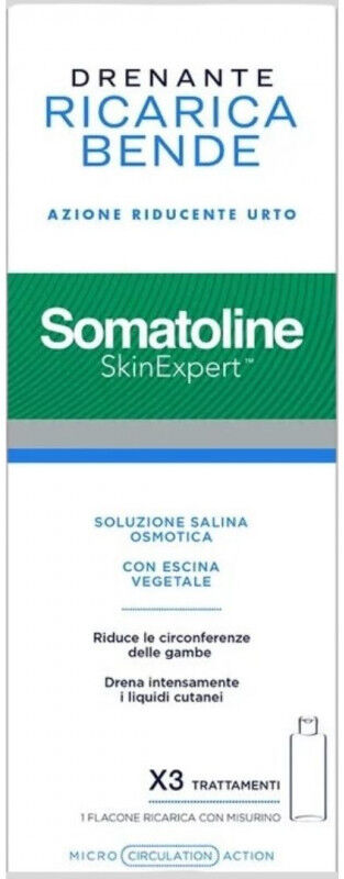 Somatoline Skin Expert Bende Snellenti Drenanti Kit Ricarica 400 Ml