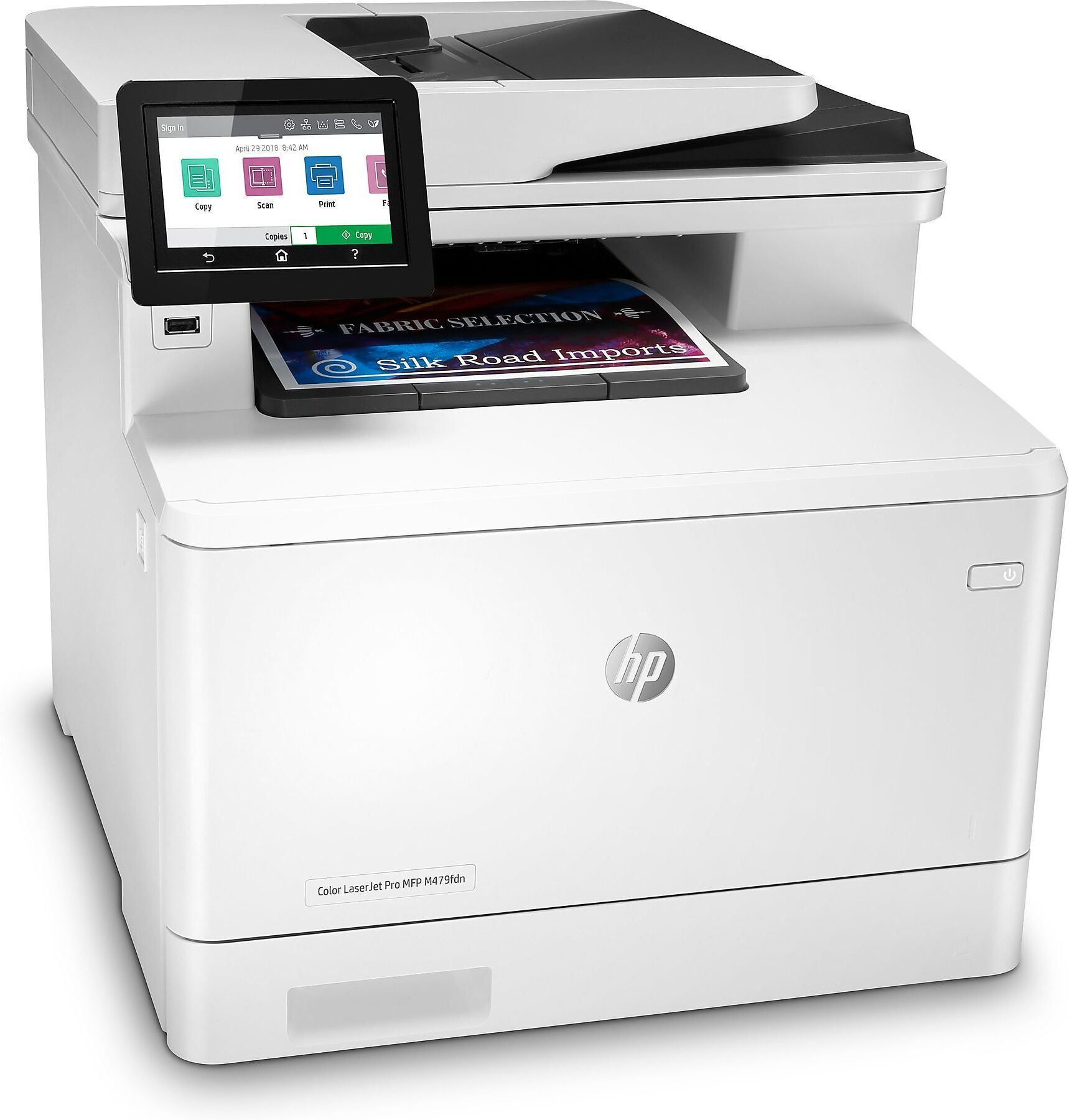 HP Kolorowy LaserJet Pro MFP M479fdn   Biały - Refurbished