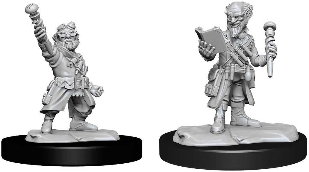 Wiz Kids LLC Dungeons & Dragons Nolzur's Marvelous Miniatures: Gnome Artificer Male, Primed and Ready to Paint for Tabletop Gaming