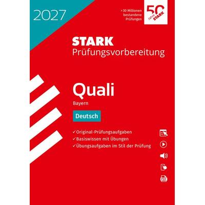 STARK Deutsch 9. Klasse - Quali Mittelschule 2027 Bayern - Prüfungsvorbereitung, Set von , Stark Verlag GmbH, 978-3-8490-6759-5