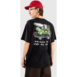 A.LAB Nothing Can Stop Me Boxy T-Shirt limo black Gr. XXL