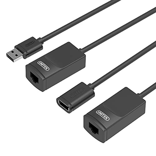 Unitek Y-UE01001 USB 1.1 verlenging via RJ45 tot 60m zwart