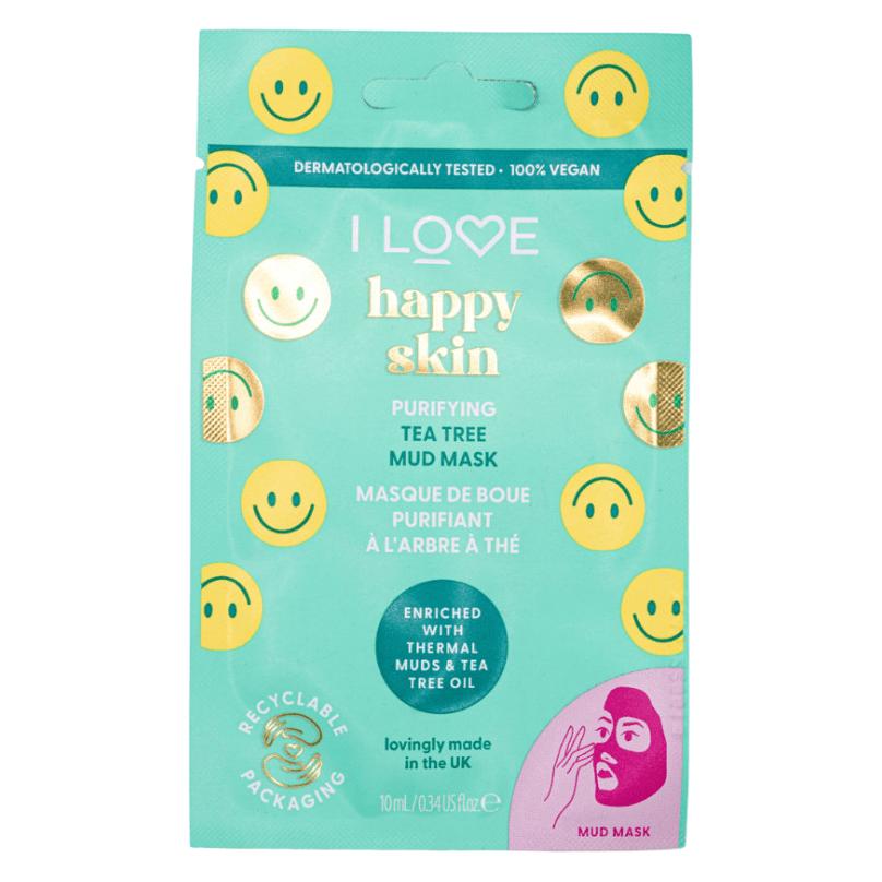 I Love This Sound I Love Happy Skin Reinigende Blattmaske für das Gesicht - 10 ml (48603546)