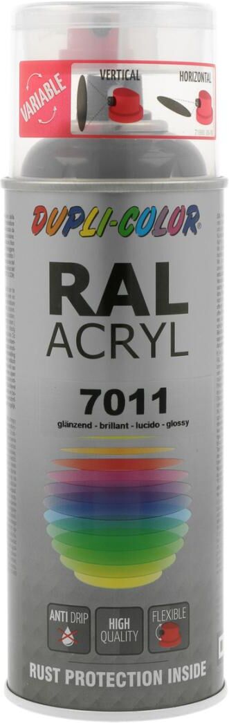 european aerosols DUPLI-COLOR RAL 7011 eisengrau glanz, 400 ml