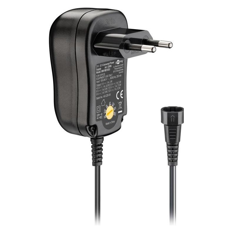 Goobay Universal-Netzteil 3V-12V 1.0 A (53996)