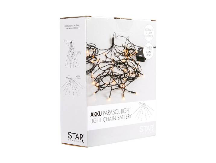 Star Trading Lichterkette mit Akku 2.7 m