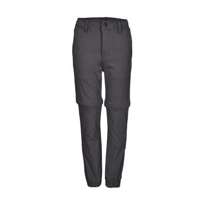 Zip-off-Hose KILLTEC "KOS 115 BYS PNTS", Jungen, Gr. 152, Normalgrößen, anthrazit, Obermaterial: 100% Polyester, Hosen, Abzippbare Hosenbeine, elastischer Bund, Comfort-Stretch-Material
