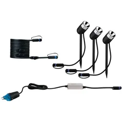 Paulmann, Gartenbeleuchtung, Outdoor Plug & Shine Pike Starterset (340 lm, IP65)