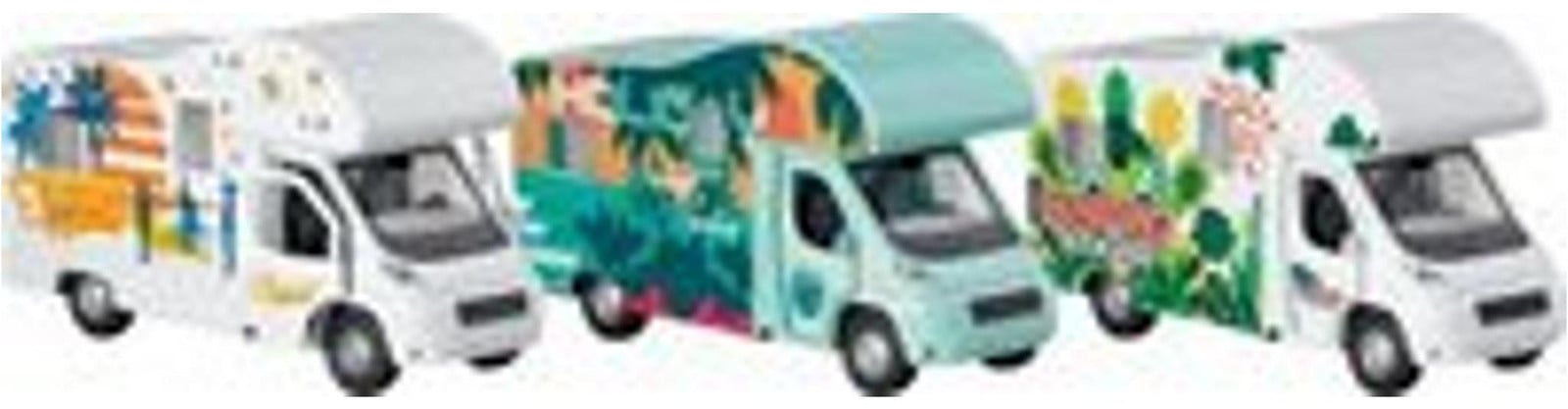 Goki houten kampeerwagen kleurrijk speelgoed