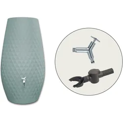Garantia Triagon 2-in-1-Regenspeicher-Set, 230 l, agave