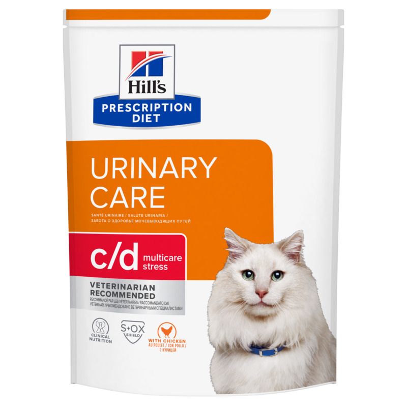 Hill's Prescription Diet Feline Urinary Care C/D Multicare Stress 3 kg Pellets