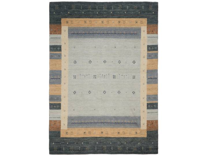 Cazaris Orientteppich, Silberfarben, Textil, Punkte, rechteckig, 120x180 cm, Care & Fair, AZO-frei, Teppiche & Böden, Teppich, Orientteppiche
