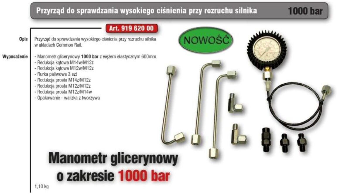 Werkzeug, Kraftstoffversorgungssystems HP ZUP HP919 620 00