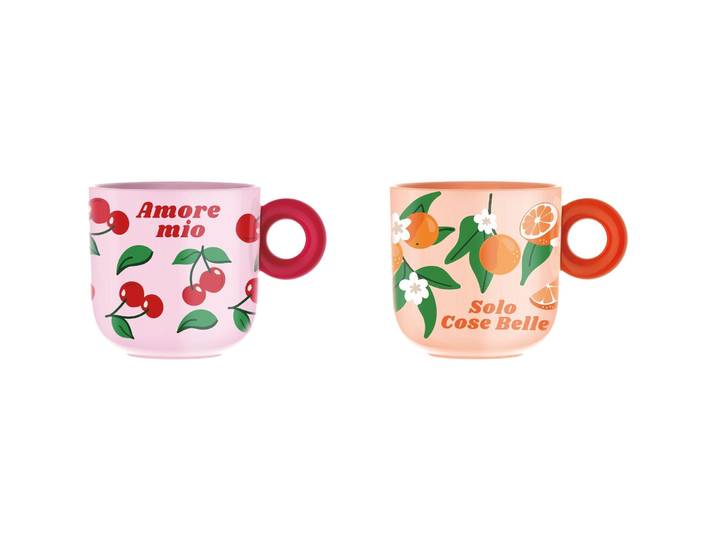 Kaffeetassen-Set Bialetti Mehrfarbig 300 ml